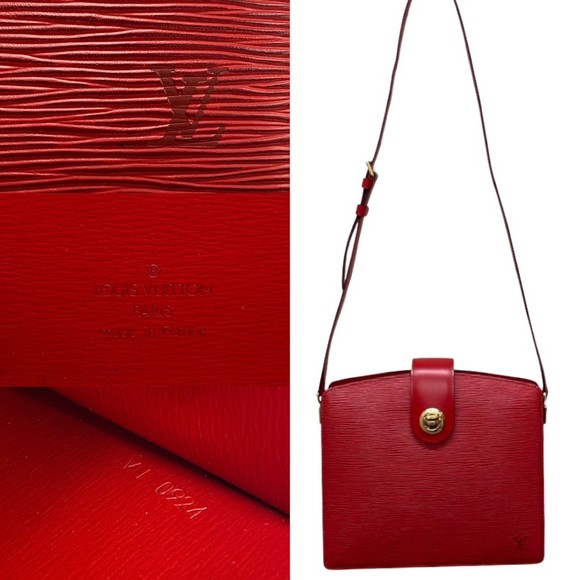 Louis Vuitton Capuchin Red Bag Epi - Picture 1 of 11